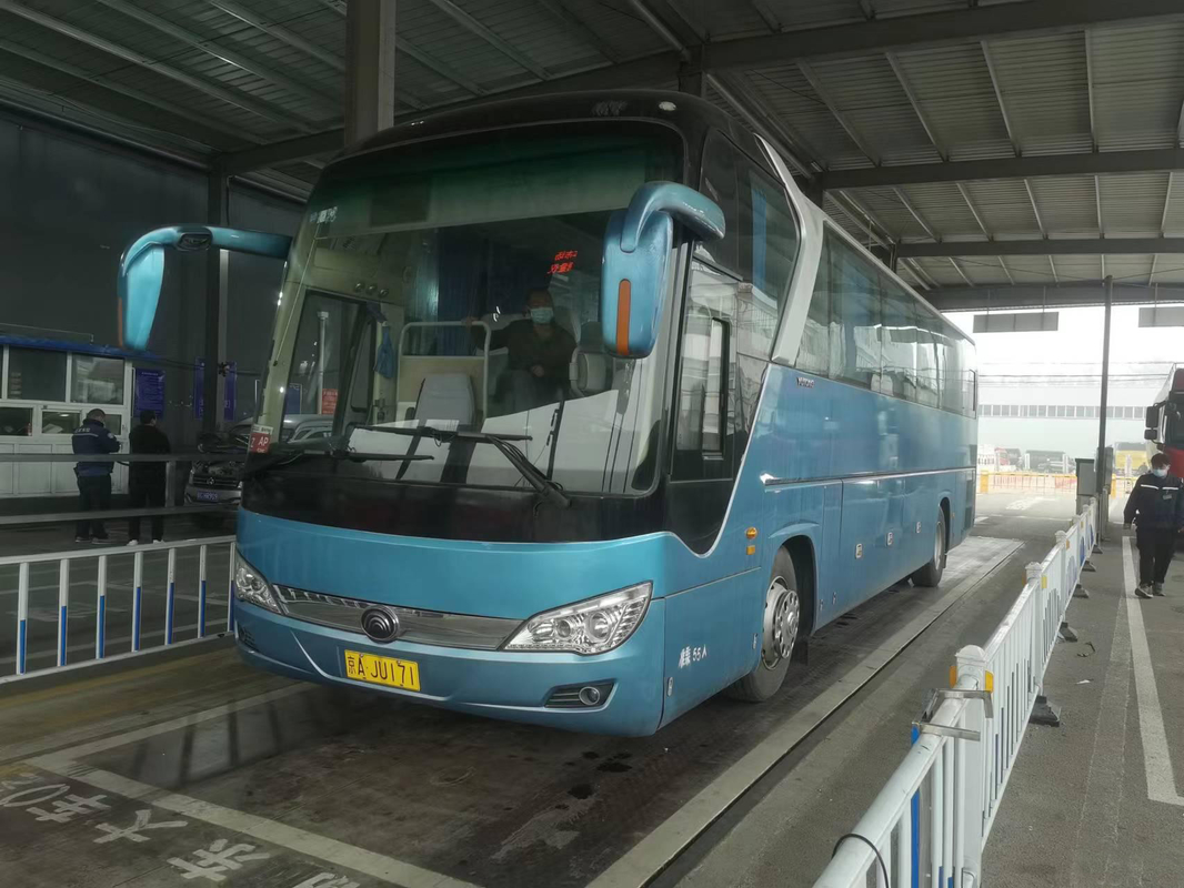 বিলাসবহুল কোচ বাস Rhd Lhd 55 আসনের সেকেন্ড হ্যান্ড ইউটং বাস ব্যবহৃত অভ্যন্তরীণ সিটি বাস বিক্রয়ের জন্য