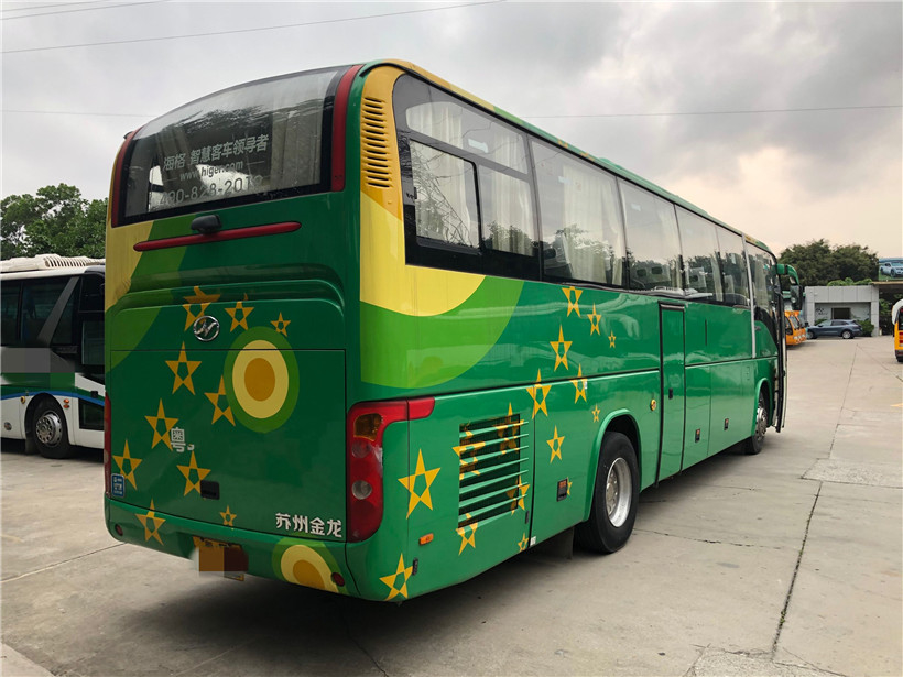 লাক্সারি কোচ বাস সেকেন্ড হ্যান্ড 51 সিটের Rhd Lhd ডিজেল বাস কিংলং কোয়ালিটি ভালো অবস্থার বাস