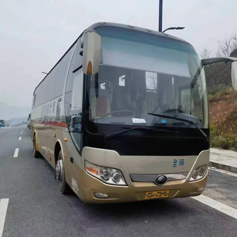 ২য় হ্যান্ড কোচ ZK6110 ব্র্যান্ড ইউটং 49সিটার ব্যবহৃত ট্রাভেল বাসের একক দরজা ইউচাই ইঞ্জিন