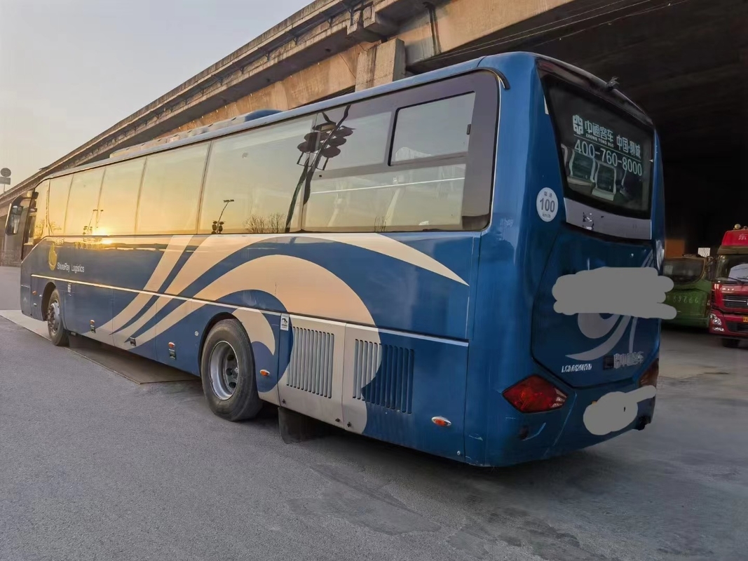 ব্যবহৃত বিলাসবহুল কোচ ঝংটং বাস ওয়েইচাই 300hp 55 আসনের বাম হাতের ড্রাইভ দুটি দরজা