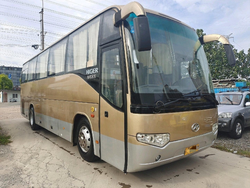 ব্যবহৃত কোচ বাস হাইগার 47 আসনের ট্যুর কোচ বাস বাম হাতে ড্রাইভ ডিজেল বাস