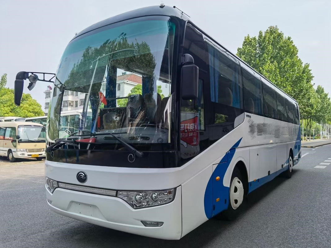 আফ্রিকার জন্য ইউটং ব্যবহৃত যাত্রীবাহী বাস বাম হাতের ড্রাইভ ভ্রমণ বাস 53 আসনের পর্যটক