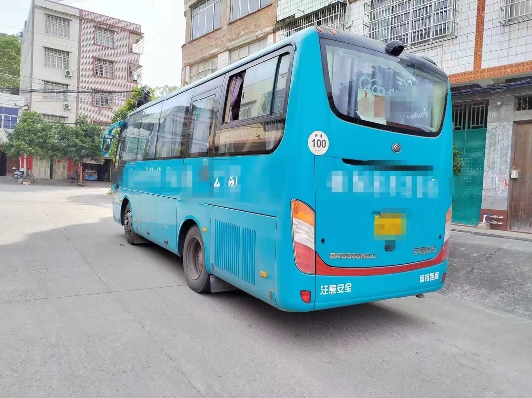LHD স্টিয়ারিং ডিজেল ইঞ্জিন সহ ইউটং বাস Zk6808 33 সিটার বাস ব্যবহৃত দ্বিতীয় হ্যান্ড বাস