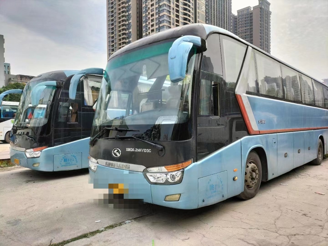 কোচ সেকেন্ড হ্যান্ড বাস 52 সিটার কিংলং XMQ6129 সেকেন্ড হ্যান্ড বাস এয়ার কন্ডিশনার বাস বিক্রয়ের জন্য