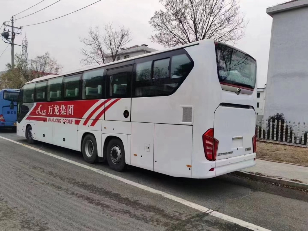 ট্রাভেল কোচ বাস 2020 বছর 56 আসন ব্যবহৃত ইউটং বাস Zk6148 ডাবল এক্সেল বাস