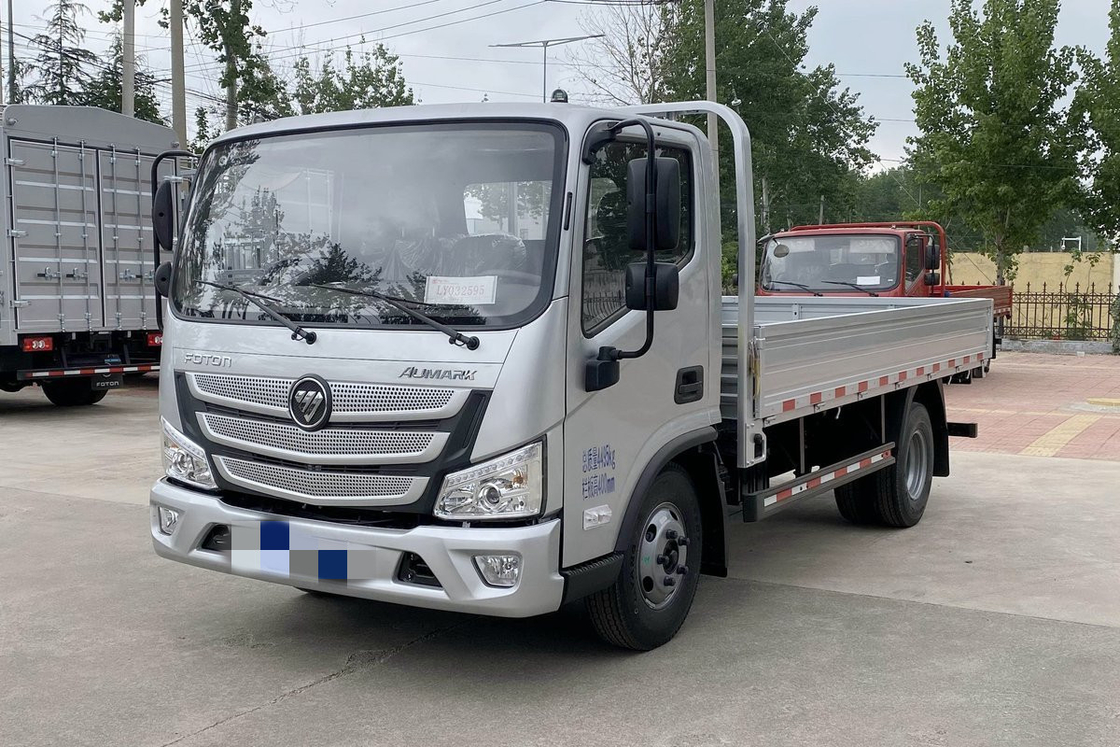 ফিলিপাইনের জন্য 156hp ব্যবহৃত ডাম্প ট্রাক ইউরো 6 মিনি ট্রাক 5t ফার্ম ব্যবহৃত একক অ্যাক্সেল ডাম্প ট্রাক