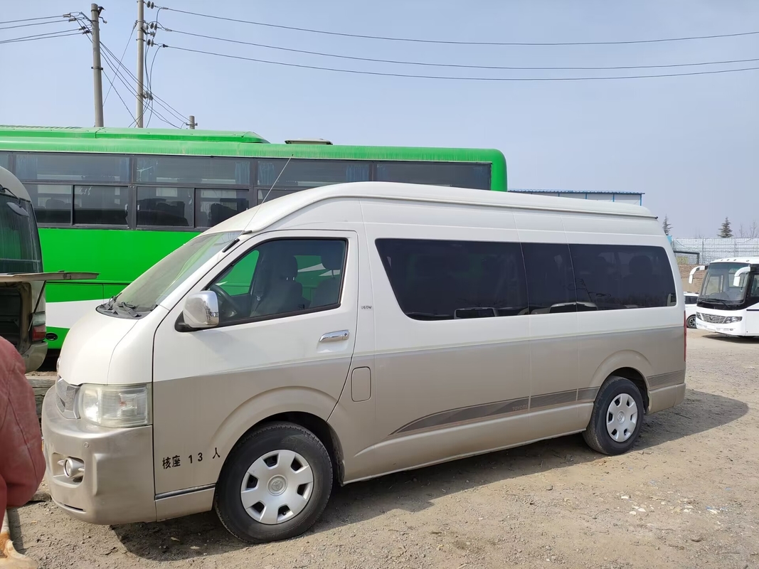 জাপানি ব্যবহৃত বাস Hiace 13 - 15 সীটার গ্যাসোলিন ইঞ্জিন বাম স্টিয়ারিং টয়োটা ব্র্যান্ড
