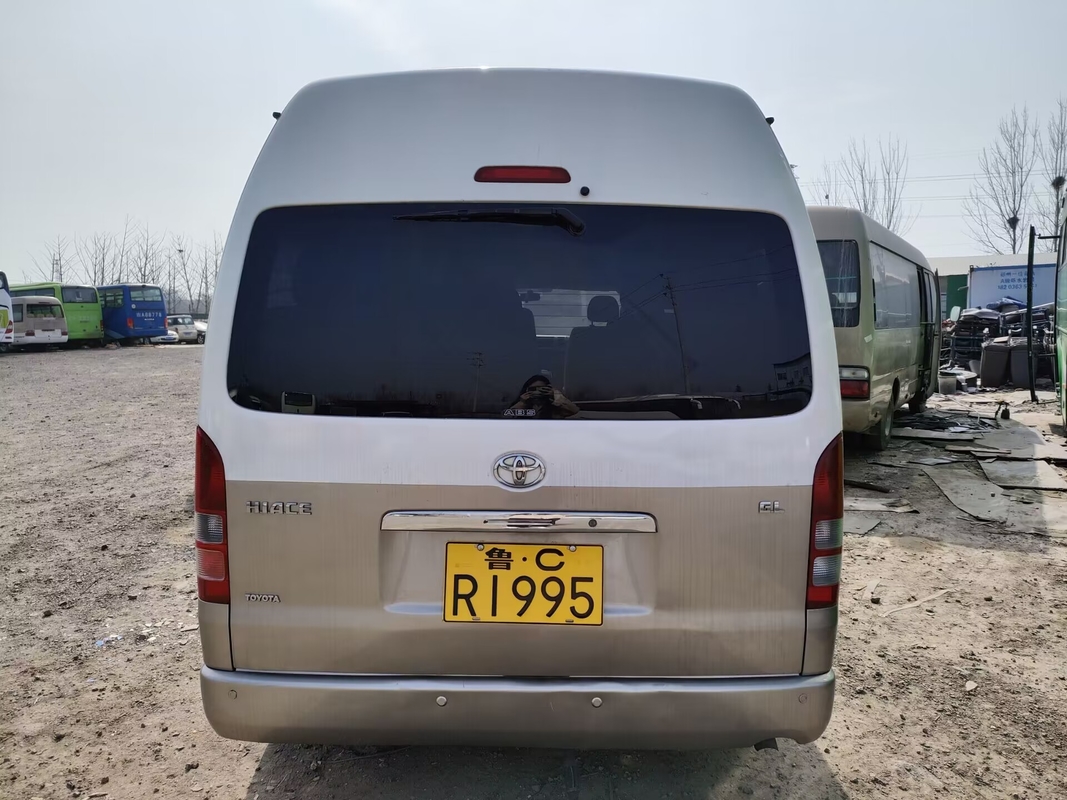 জাপানি ব্যবহৃত বাস Hiace 13 - 15 সীটার গ্যাসোলিন ইঞ্জিন বাম স্টিয়ারিং টয়োটা ব্র্যান্ড