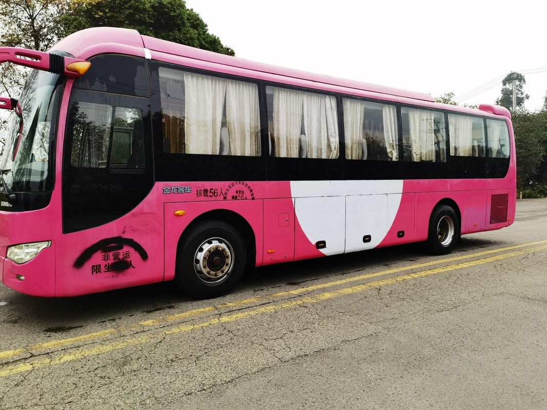 কোচ সেকেন্ড হ্যান্ড কিংলং ব্যবহৃত বাস XMQ6110ACD4D 56 আসন 2+3 লেআউট মধ্য যাত্রী দরজা