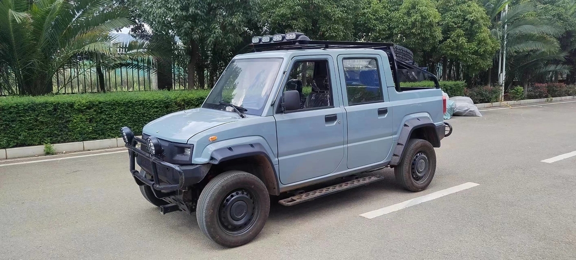 ইলেকট্রিক পিকআপ ট্রাক 4x4 রিভার্স ইমেজ 4 দরজা জানালা ইলেকট্রিক অফ রোড পিকআপ 4 আসন