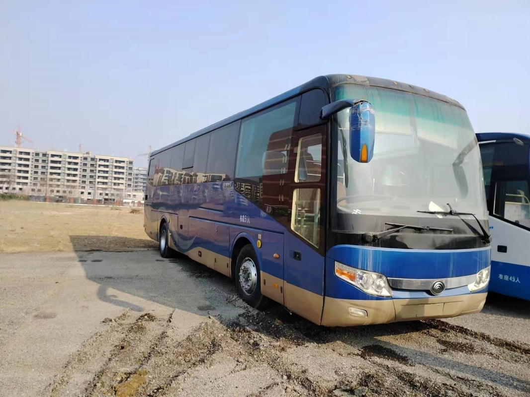ব্যবহৃত যাত্রীবাহী বাস 51 আসনের ডাবল ডোর লিফ স্প্রিং সাসপেনশন উইচাই ইঞ্জিন ইয়াং টং বাস