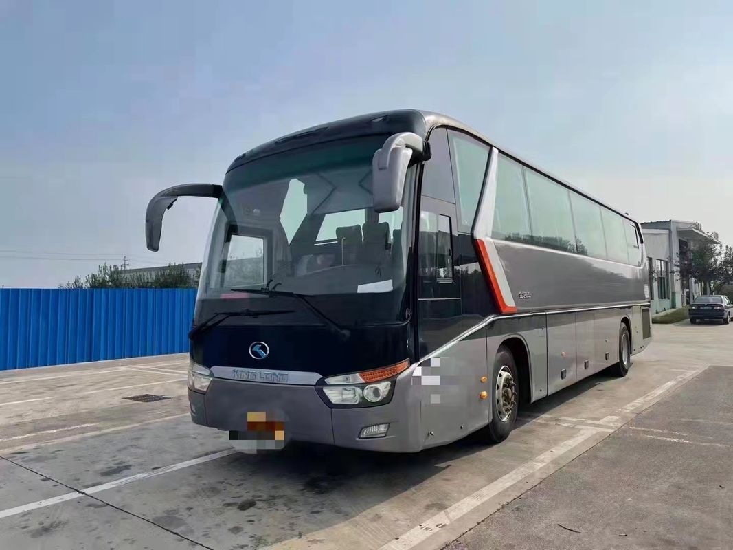 কোচ সেকেন্ড হ্যান্ড 54 আসন 12 মিটার মসৃণ আকৃতি ব্যবহৃত কিং লং বাস XMQ6129 ডবল দরজা