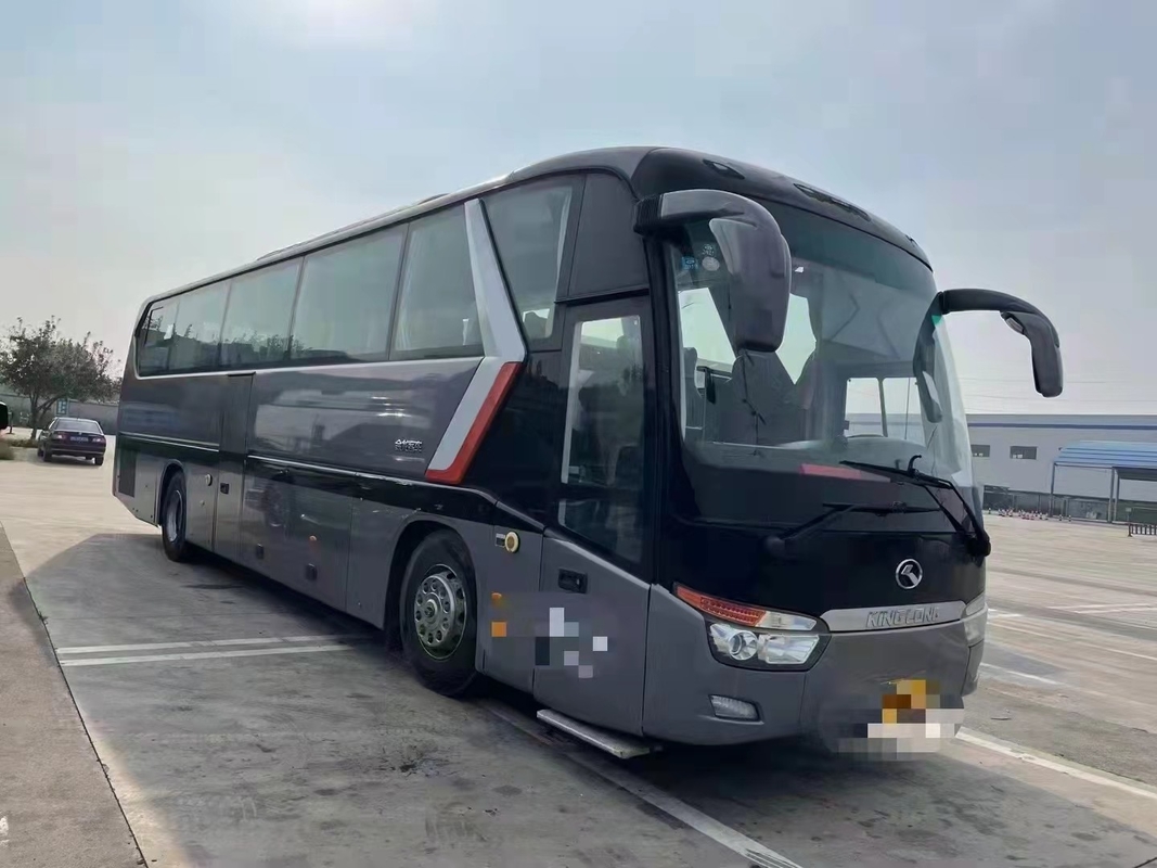 কোচ সেকেন্ড হ্যান্ড 54 আসন 12 মিটার মসৃণ আকৃতি ব্যবহৃত কিং লং বাস XMQ6129 ডবল দরজা