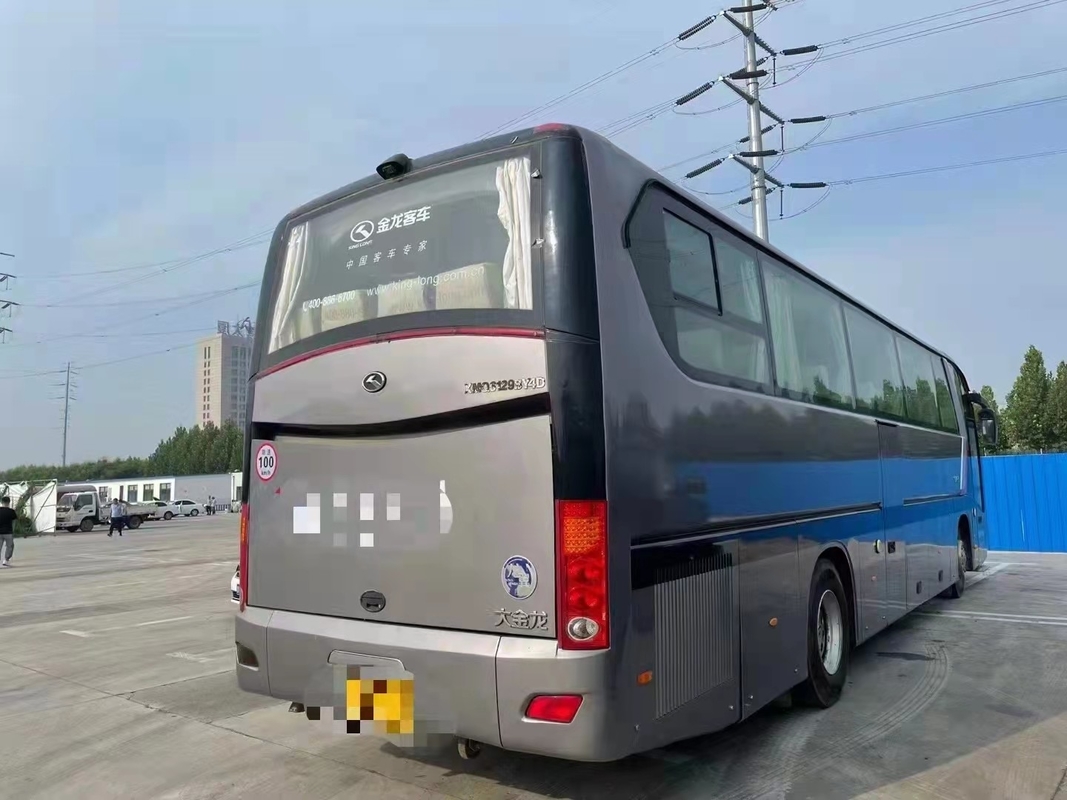 কোচ সেকেন্ড হ্যান্ড 54 আসন 12 মিটার মসৃণ আকৃতি ব্যবহৃত কিং লং বাস XMQ6129 ডবল দরজা