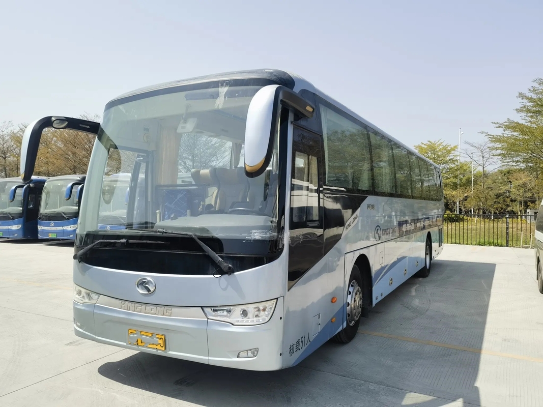 ব্যবহৃত কিং লং কোচ ডবল ডোর 51 সিট ব্যবহার করা বিলাসবহুল বাস XMQ6117 এয়ার কন্ডিশনার