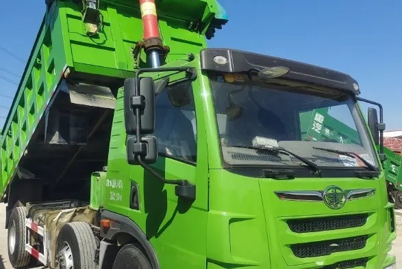 ব্যবহৃত ট্রাক ডাম্প 220hp 6×2 রেটেড লোড 24.5t ফাস্ট গিয়ারবক্স সেকেন্ড হ্যান্ড জিফাং ট্রাক