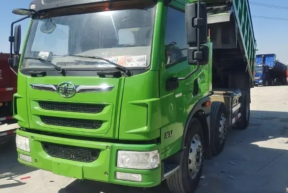 ব্যবহৃত ট্রাক ডাম্প 220hp 6×2 রেটেড লোড 24.5t ফাস্ট গিয়ারবক্স সেকেন্ড হ্যান্ড জিফাং ট্রাক