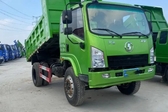 মাইনিং ডাম্প ট্রাক 150hp 4×2 সবুজ রঙের SHACMAN SX3310 ফাস্ট গিয়ারবক্স রেটেড লোড 15.37t