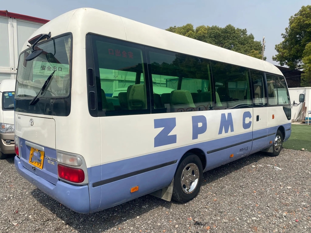 টয়োটা ভ্যান সেকেন্ড হ্যান্ড SCT6702TR এক্সটার্নাল সুইংিং ডোর 20 সিট ব্যবহৃত কোস্টার অয়েল ইঞ্জিন ইউরো II