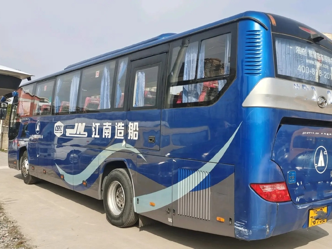 ব্যবহৃত Mci বাস Weichai ইঞ্জিন 50 আসনের লাগেজ বগি একক দরজা LHD/RHD 2nd Hand Higer KLQ6115