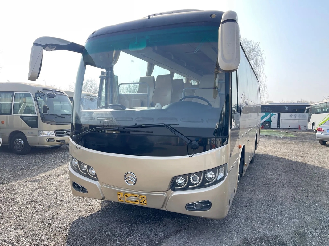 পুরাতন কোচ বাস 37 আসনের ম্যানুয়াল ট্রান্সমিশন এলএইচডি রিয়ার ইঞ্জিন ব্যবহৃত গোল্ডেন ড্রাগন XML6857 এয়ার কন্ডিশনার