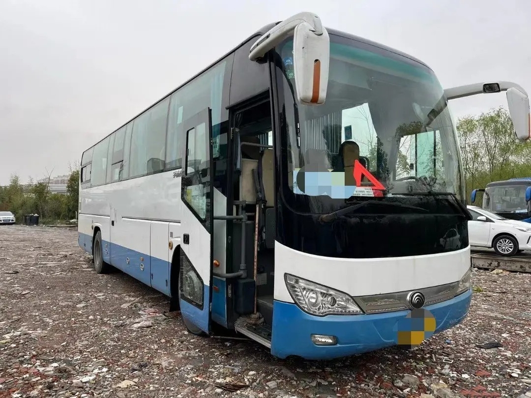 সেকেন্ড হ্যান্ড বাস উইচাই ইঞ্জিন 270hp 51 আসন ব্যবহৃত ইউটং বাস ZK6119 সিলিং উইন্ডো 11500 কেজি কার্ব ওজন