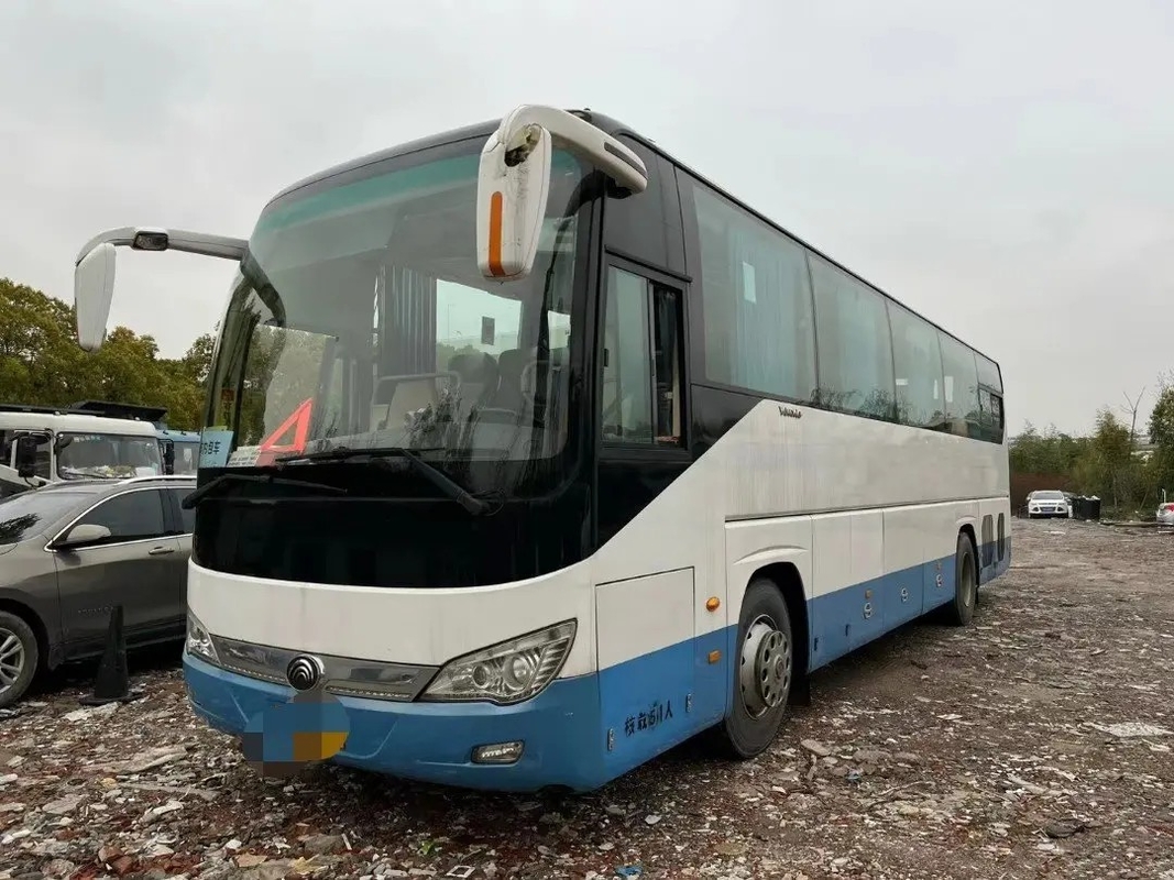 সেকেন্ড হ্যান্ড বাস উইচাই ইঞ্জিন 270hp 51 আসন ব্যবহৃত ইউটং বাস ZK6119 সিলিং উইন্ডো 11500 কেজি কার্ব ওজন