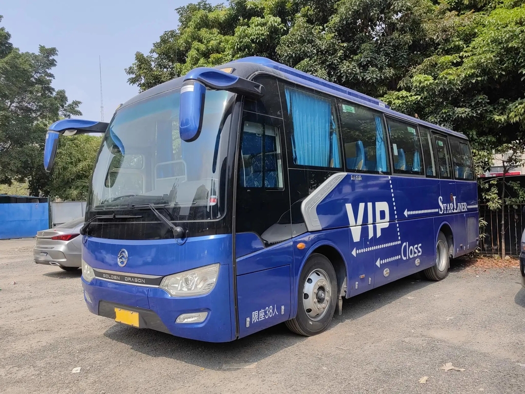 ২য় হ্যান্ড বাস ইউচাই ইঞ্জিন 220hp 38 সিট সিলিং উইন্ডো 8.7 মিটার ব্যবহৃত গোল্ডেন ড্রাগন বাস XML6887