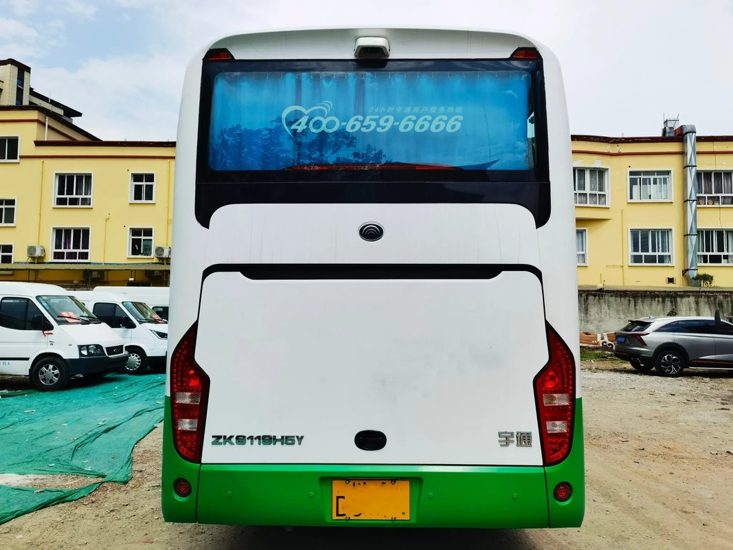 ব্যবহৃত বাস এবং কোচ মধ্য যাত্রীর দরজা 50 আসনের ওয়েচাই ইঞ্জিন ইউএসবি চার্জার এ/সি ২য় হ্যান্ড ইয়ংটং বাস ZK6119