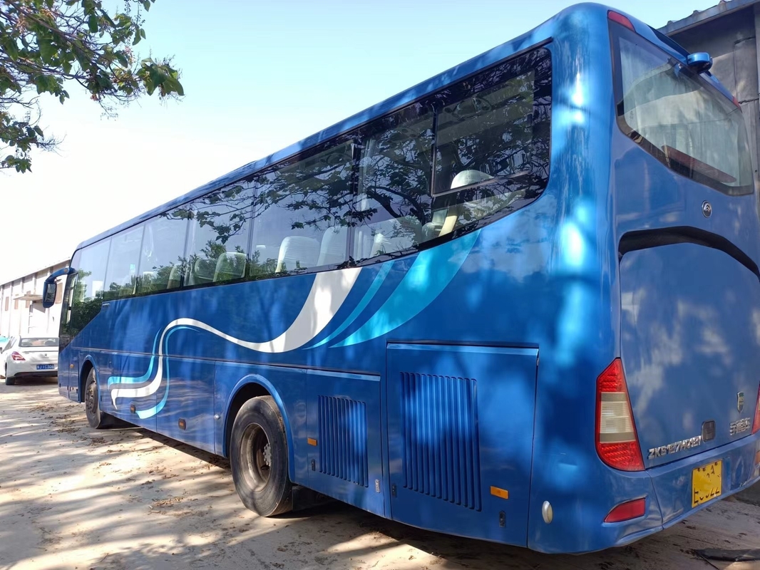 সেকেন্ড হ্যান্ড ট্যুর বাস উইচাই ইঞ্জিন 55 আসনের ডাবল ডোর সিলিং উইন্ডো 11.5 মিটার ব্যবহৃত ইয়াং টং ZK6127