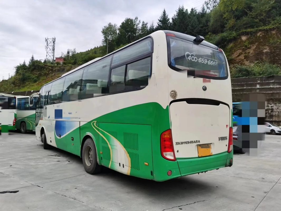 ব্যবহৃত বাস কোচ 43 আসনের EURO IV এয়ারব্যাগ সাসপেনশন ইউচাই ইঞ্জিন 310hp ২য় হ্যান্ড ইউটং বাস ZK6110 LHD/RHD