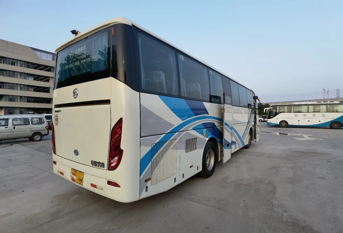ব্যবহৃত বিলাসবহুল কোচ 2 দরজা 80% নতুন 47 আসন 2য় গোল্ডেন ড্রাগন বাস XML6102 Yuchai ইঞ্জিন 6 A/C সহ সিলিডার