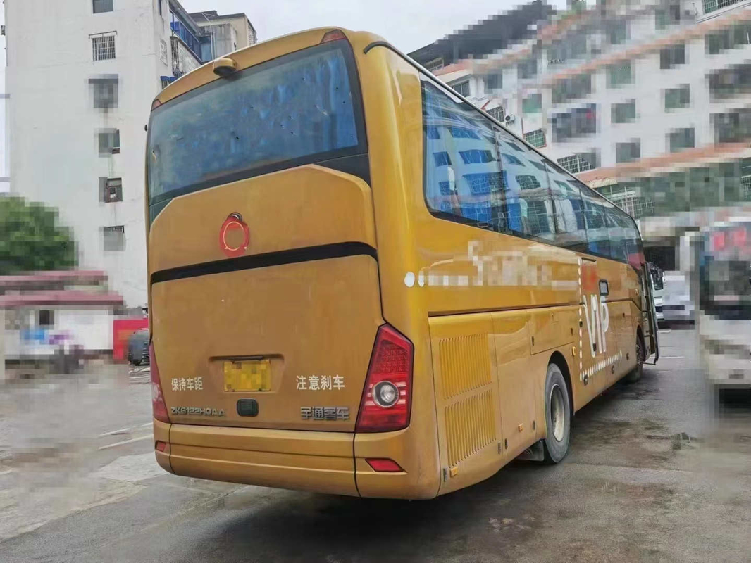 2য় হ্যান্ড বাস সামনের উইন্ডশিল্ডের দুই টুকরা 39 আসনের উইচাই ইঞ্জিন 12 মিটার লম্বা ইউএসডি ইউটং বাস জেডকে 6122