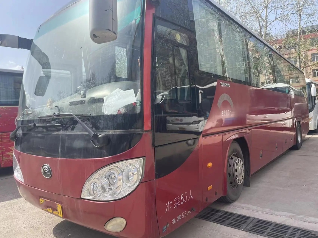 ব্যবহৃত বাস এবং কোচ EURO IV 55 আসন 12 মিটার দীর্ঘ Yuchai ইঞ্জিন এয়ার কন্ডিশনার Yutong বাস ZK 6120