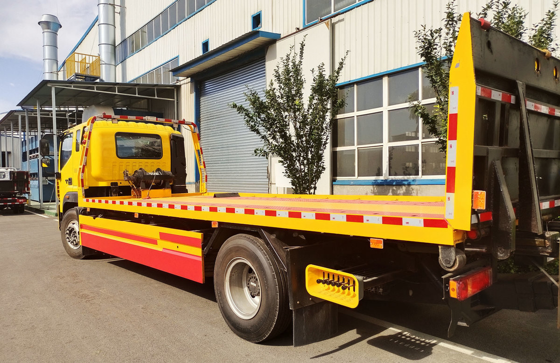 ব্যবহৃত ওয়ার্ক ট্রাক 4 × 2 ড্রাইভ মোড 230hp ফোটন Wrecker ট্রাক ফ্ল্যাট ছাদ
