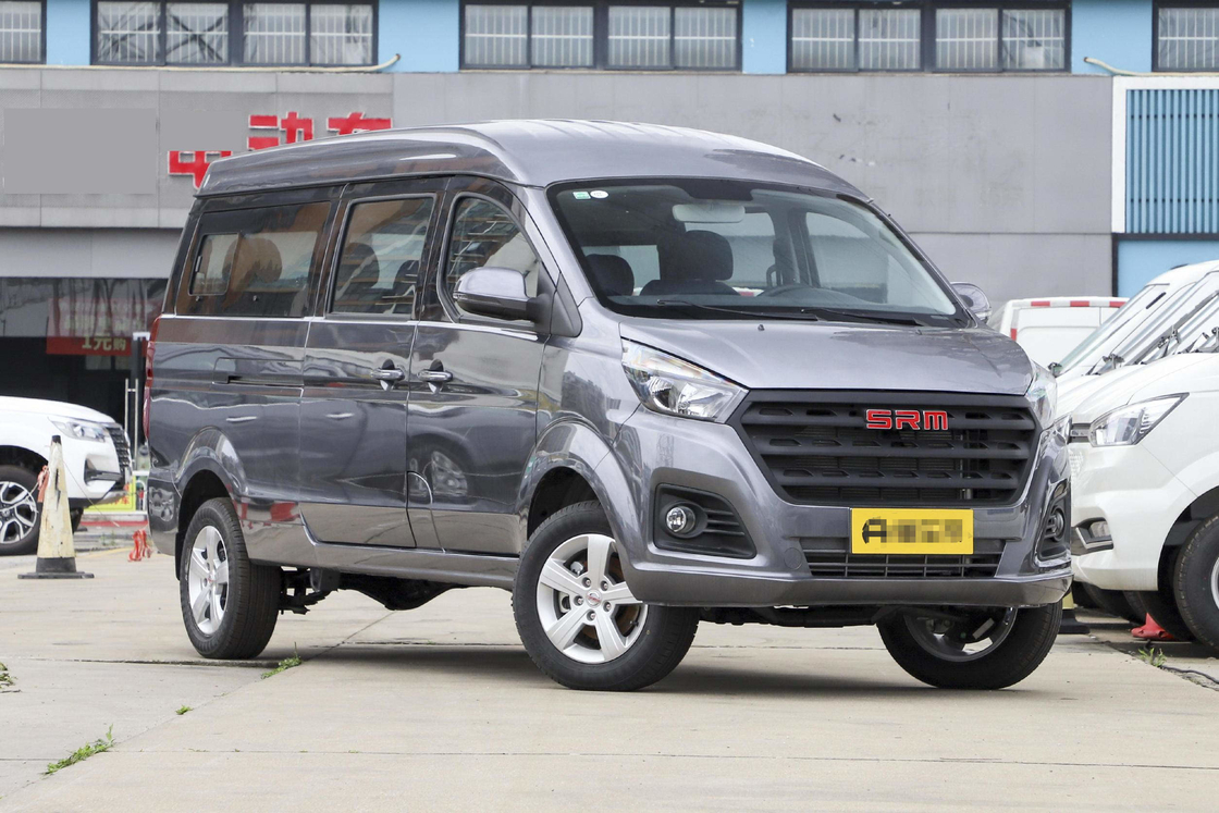 ব্যবহৃত মিনি ভ্যান 9 সিট চীনা ব্র্যান্ড Jinbei Hiace এসি সহ পেট্রোল ইঞ্জিন