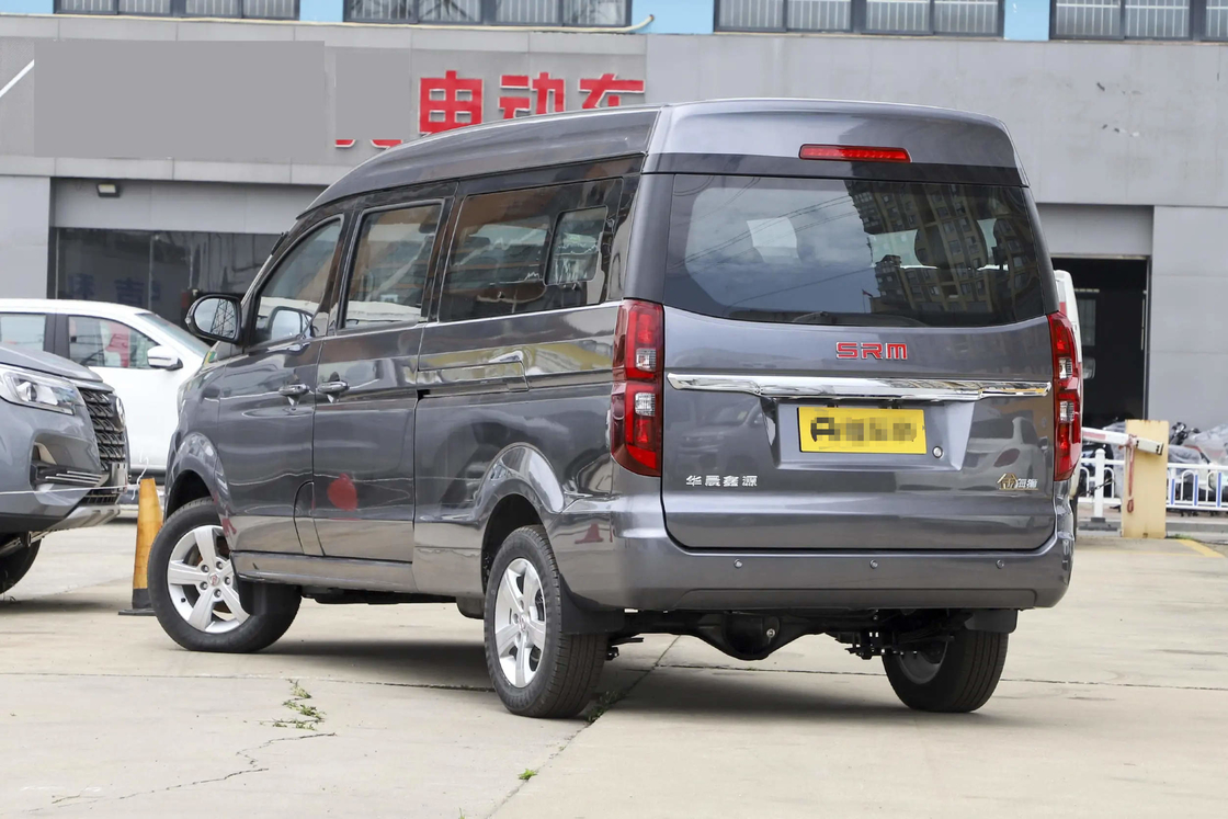ব্যবহৃত মিনি ভ্যান 9 সিট চীনা ব্র্যান্ড Jinbei Hiace এসি সহ পেট্রোল ইঞ্জিন
