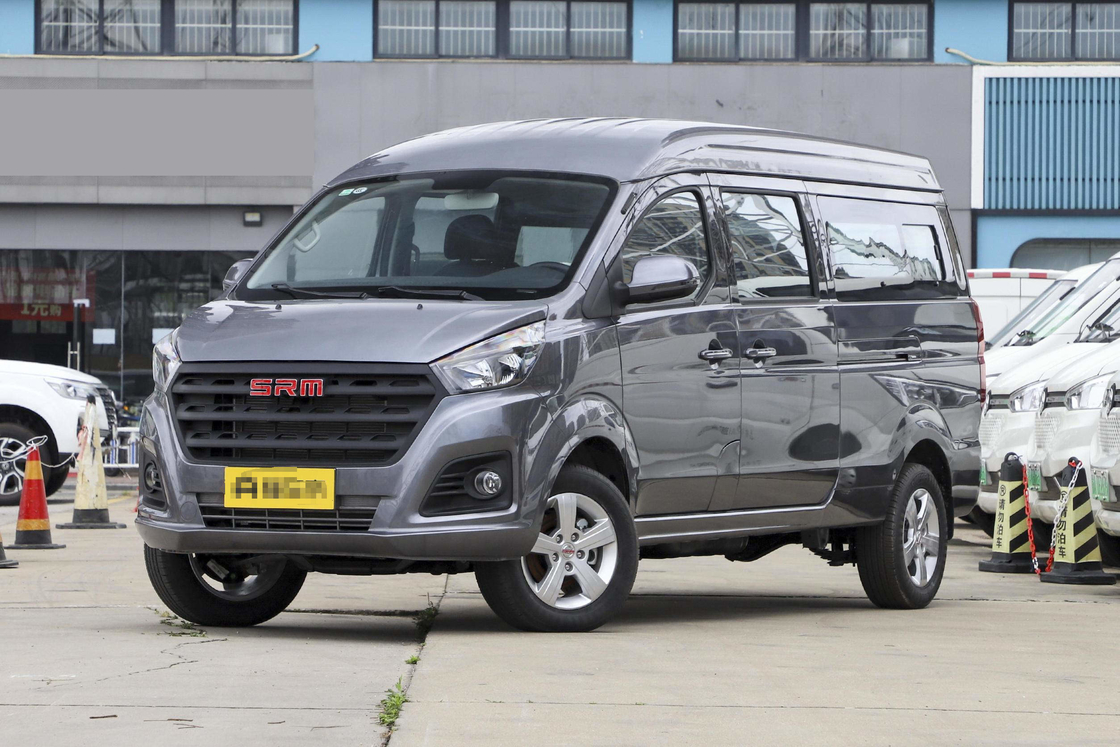 ব্যবহৃত মিনি ভ্যান 9 সিট চীনা ব্র্যান্ড Jinbei Hiace এসি সহ পেট্রোল ইঞ্জিন