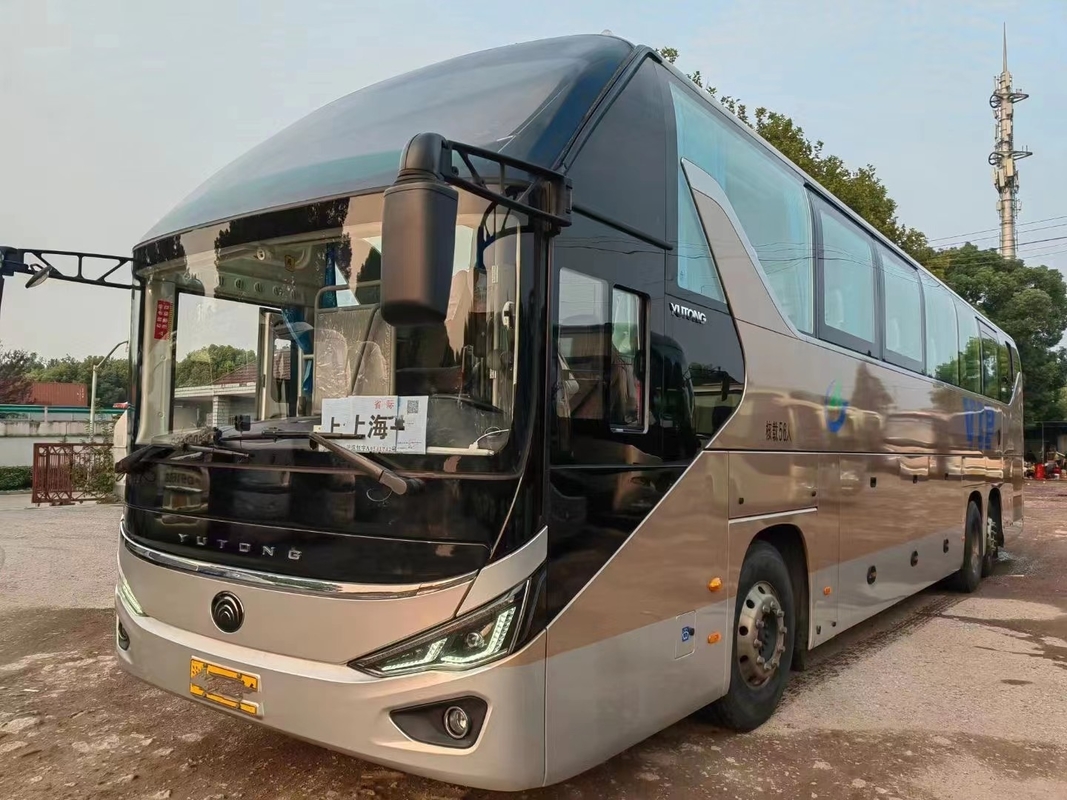 2020 বছর ব্যবহৃত ডিজেল বাস 56 আসন ডাবল ডোর ভিআইপি কোচ বাস ইউটং ZK6137