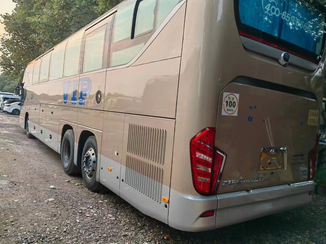 2020 বছর ব্যবহৃত ডিজেল বাস 56 আসন ডাবল ডোর ভিআইপি কোচ বাস ইউটং ZK6137