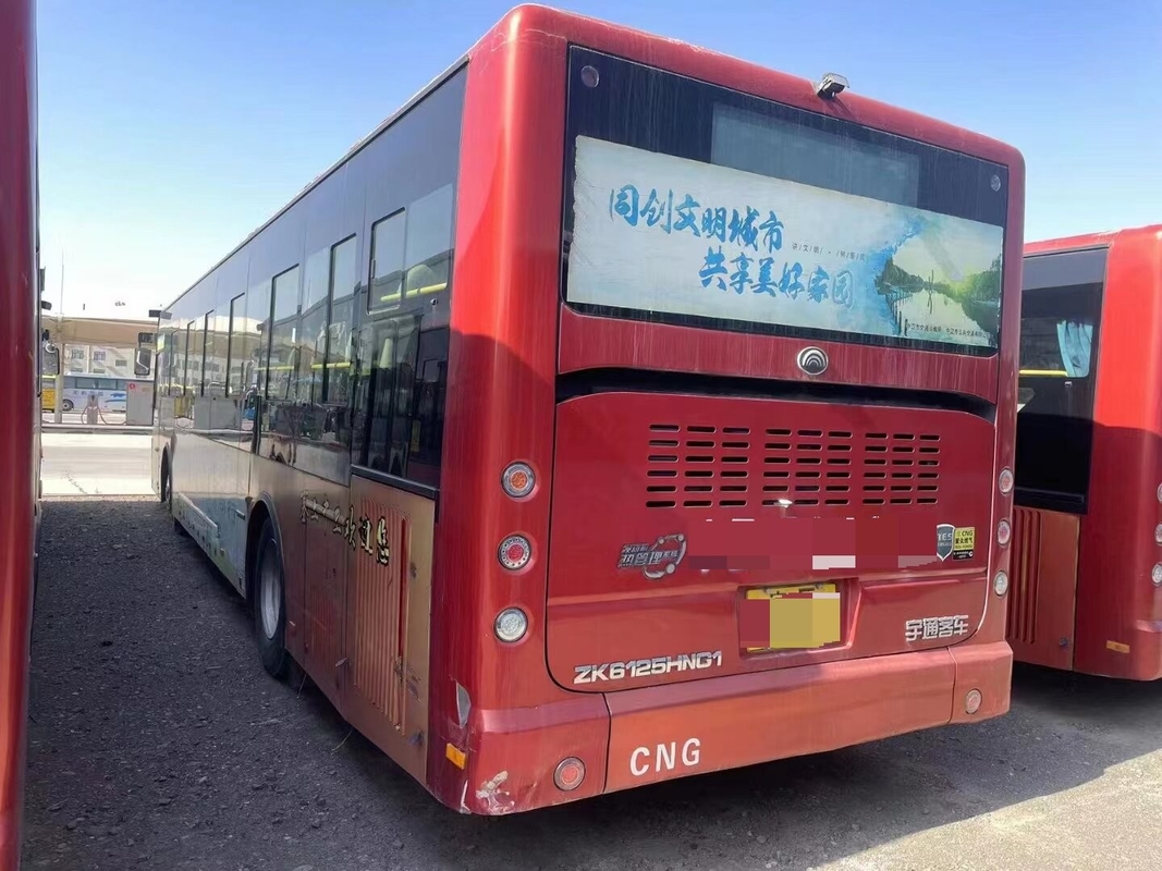 ৪৯ জন বসার ব্যবহৃত সিটি বাস ১০০ জন যাত্রী Yutong Zk6125 Cng ইঞ্জিন ডাবল ডোর