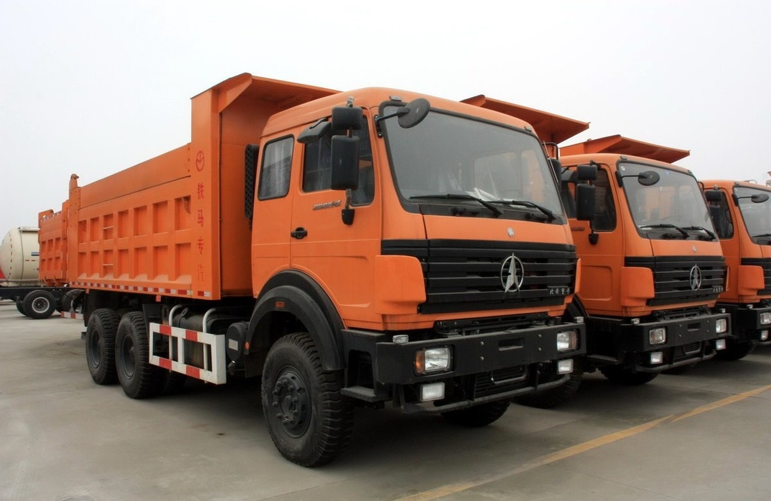 Beiben 6x4 Tipper ব্যবহৃত ডাম্প ট্রাক ইউরো 3 Weichai ইঞ্জিন 290 Hp খনির ব্যবহার