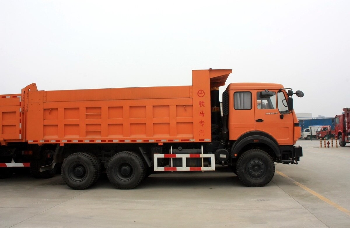 Beiben 6x4 Tipper ব্যবহৃত ডাম্প ট্রাক ইউরো 3 Weichai ইঞ্জিন 290 Hp খনির ব্যবহার