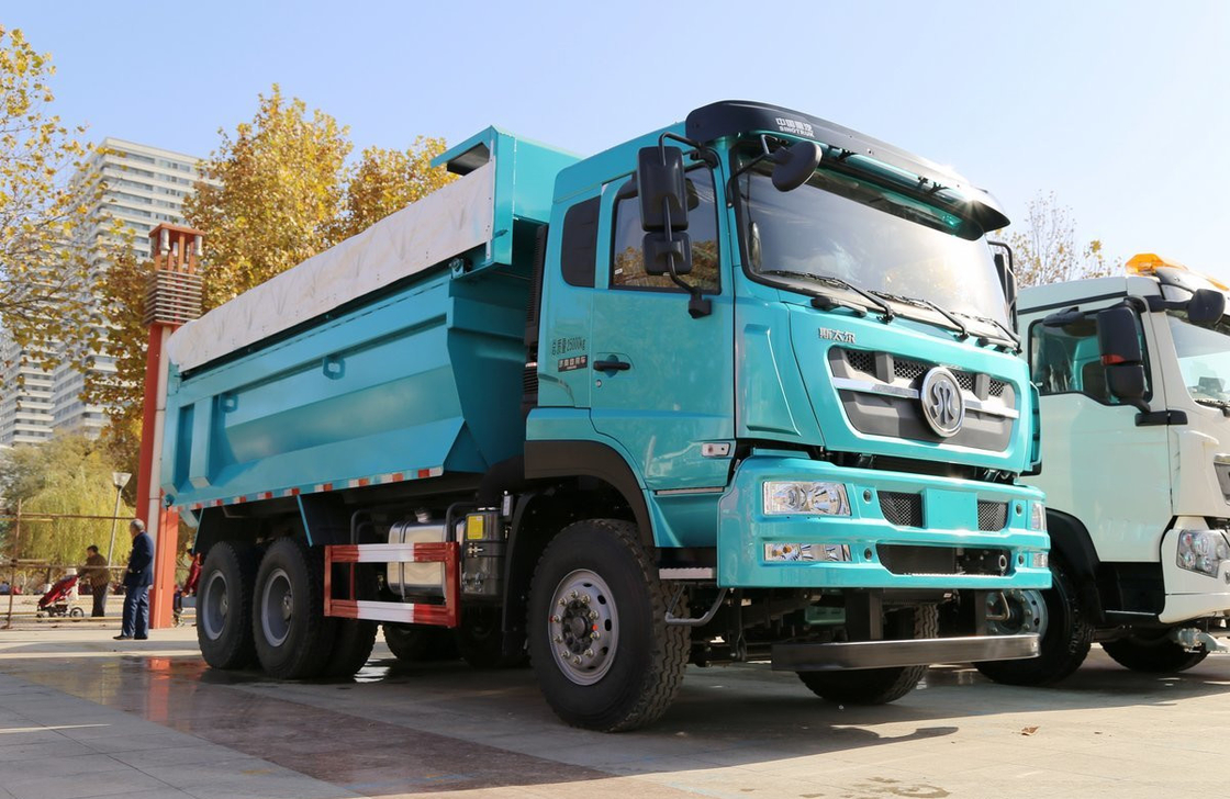 সিনো মাইনিং ট্রাক 380hp ইনলাইন ছয় সিলিন্ডার 8.7 মিটার লম্বা 6 * 4 স্টিয়ার D78 এলএইচডি / আরএইচডি