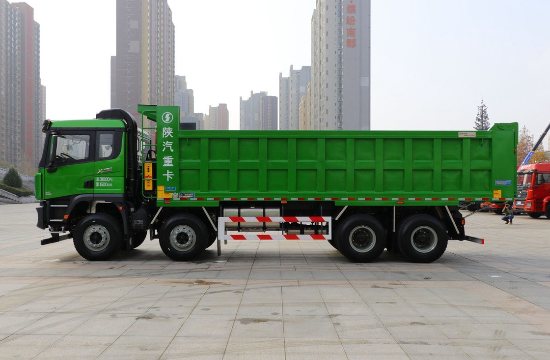 বিক্রির জন্য ডাম্প ট্রাক শক্তিশালী 460hp Shacman X3000 12 চাকা নির্মাণ বর্জ্য পরিবহন