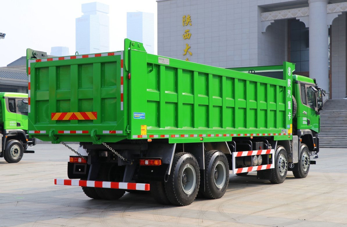 বিক্রির জন্য ডাম্প ট্রাক শক্তিশালী 460hp Shacman X3000 12 চাকা নির্মাণ বর্জ্য পরিবহন
