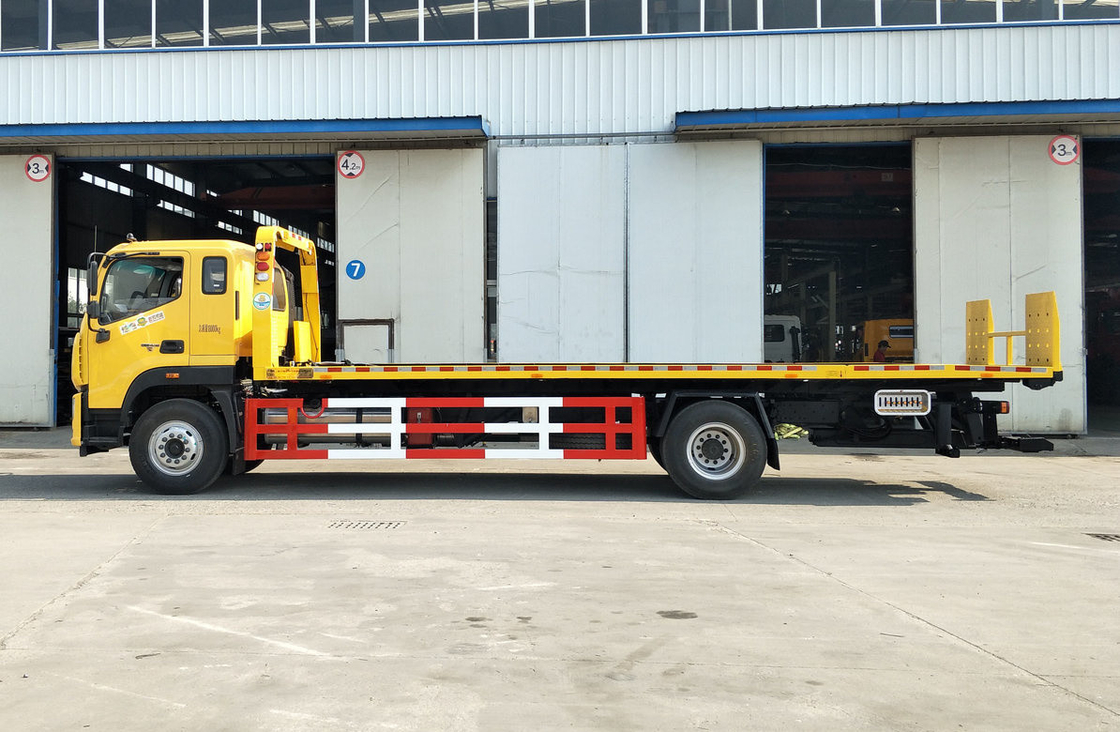 7 টন উইকার ট্রাক ফোটন কামিন্স ইঞ্জিন 210hp ফ্ল্যাট বেড 4 * 2 ড্রাইভ মোড 10.5 মিটার দীর্ঘ