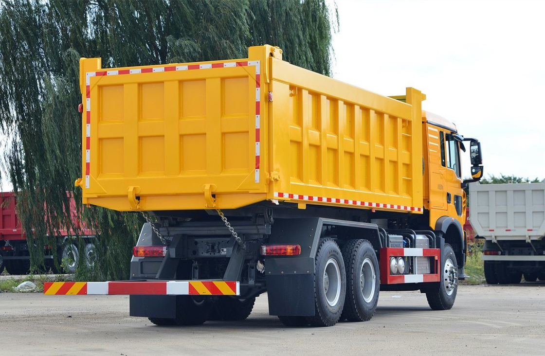 ব্যবহৃত 10 টি টায়ার ট্যাপার ট্রাক 6.3 মিটার বক্স 400hp হাও TX7 সামনের উত্তোলন 12-গতি ম্যানুয়াল