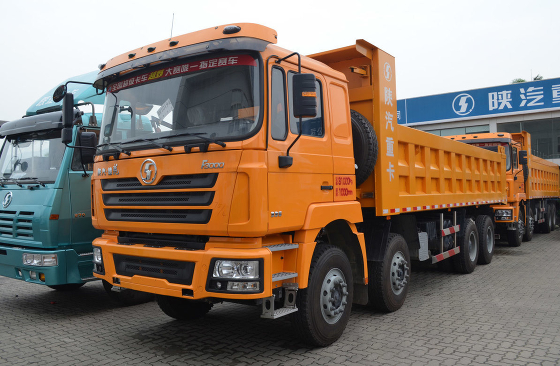 34 টন ডাম্প ট্রাক বিক্রয়ের জন্য ওয়েচাই 336hp ইউরো 3 শ্যাকম্যান এফ 3000 ভারী দায়িত্ব আফ্রিকায় ব্যবহার