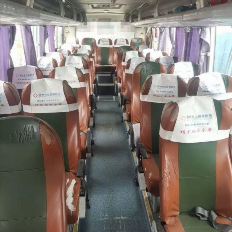 ZK6938H9 নীল ইউটোং বাস 39 সিট ইউটেড ট্যুর বাস 2010 বছর দুর্দান্ত পারফরম্যান্স